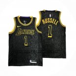 Canotte Los Angeles Lakers D'angelo Russell NO 1 Mamba 2021-22 Nero