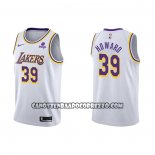 Canotte Los Angeles Lakers Dwight Howard NO 39 Association 2021-22 Bianco