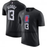 Canotte Manica Corta Los Angeles Clippers Paul George Statement Nero