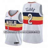 Canotte New Orleans Pelicans Ian Clark Earned Edition Bianco