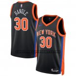 Canotte New York Knicks Julius Randle NO 30 Citta 2022-23 Nero