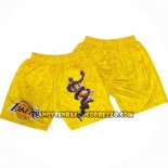 Pantaloncini Los Angeles Lakers Kobe Bryant Mamba Giallo