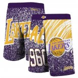 Pantaloncini Los Angeles Lakers Mitchell & Ness 1960 Viola