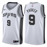 Canotte NBA Autentico Spurs Parker 2017-18 Bianco