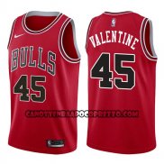 Canotte NBA Bulls Denzel Valentine Icon 2017-18 Rosso