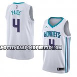 Canotte NBA Hornets Marcus Paige Association 2018 Bianco