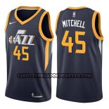 Canotte NBA Jazz Donovan Mitchell Icon 2017-18 Blu