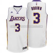 Canotte NBA Lakers Brown Bianco