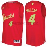 Canotte NBA Natale 2016 Paul Millsap Hawks Rosso
