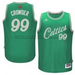 Canotte NBA Natale Celtics Crowder 2015 Verde