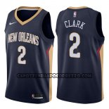 Canotte NBA Pelicans Ian Clark Icon 2017-18 Blu