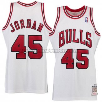 Canotte NBA Throwback Bulls Jordan 45 Bianco