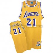 Canotte NBA Throwback Lakers Cooper Giallo