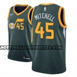 Canotte NBA Utah Jazz Donovan Mitchell Earned 2018-19 Verde