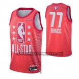 Canotte All Star 2022 Dallas Mavericks Luka Doncic NO 77 Marrone