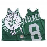 Canotte Boston Celtics Kemba Walker Mitchell & Ness Big Face Verde