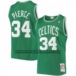 Canotte Boston Celtics Paul Pierce NO 34 Hardwood Classics Throwback Verde