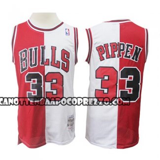 Canotte Chicago Bulls Scottie Pippen Retro Rosso Bianco