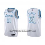 Canotte Los Angeles Lakers Austin Reaves NO 31 Citta 2021-22 Bianco