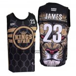 Canotte Los Angeles Lakers LeBron James No 23 Lion Nero