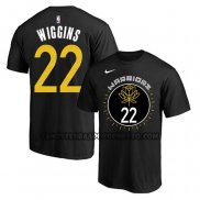 Canotte Manica Corta Golden State Warriors Andrew Wiggins Citta 2022-23 Nero