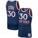 Canotte New York Knicks Bernard King NO 30 Mitchell & Ness 1982-83 Blu