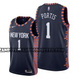 Canotte New York Knicks Bobby Portis Citta 2019 Blu