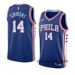 Canotte Philadelphia 76ers Jonathon Simmons Icon 2018 Blu