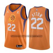 Canotte Phoenix Suns Deandre Ayton Statement 2021 Arancione