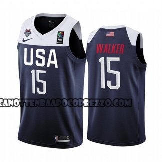 Canotte USA Kemba Walker 2019 FIBA Basketball World Cup Blu