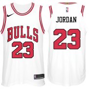 Canotte NBA Autentico Bulls Jordan 2017-18 Bianco