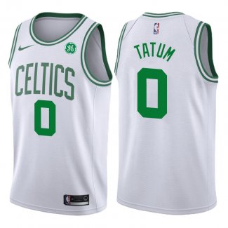 Canotte NBA Autentico Celtics Tatum 2017-18 Bianco