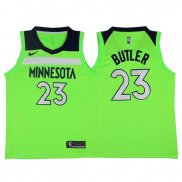 Canotte NBA Autentico Timberwolves Butler 2017-18 Verde