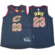 Canotte NBA Cavaliers James 2017-18 Noir