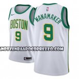 Canotte NBA Celtics Bradley Wanamaker Ciudad 2018-19 Bianco