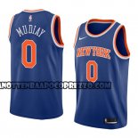 Canotte NBA Knicks Emmanuel Mudiay Icon 2018 Blu