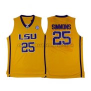 Canotte NBA NCAA LSU Tigers Simmons Giallo