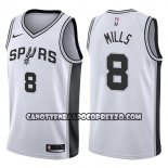 Canotte NBA Spurs Patty Mills Swingman Association 2017-18 Bianc