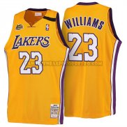 Canotte NBA Throwback 1999-00 Lakers Williams Giallo