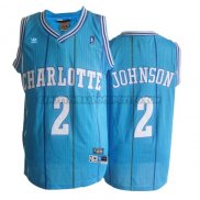 Canotte NBA Throwback Hornets Johnson Blu