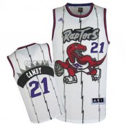 Canotte NBA Throwback Raptors Camby Bianco
