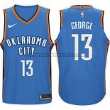 Canotte NBA Thunder Paul George 2017-18 Bleu