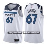Canotte NBA Timberwolves Taj Gibson Association 2017-18 Bianco