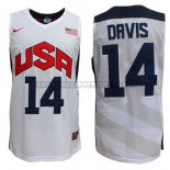 Canotte NBA USA 2012 Davis Bianco