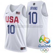 Canotte NBA USA 2016 Irving Bianco