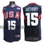 Canotte NBA Usa 2008 Anthony Blu