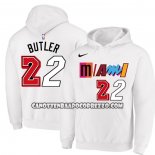 Felpa con Cappuccio Miami Heat Jimmy Butler Citta 2022-23 Bianco