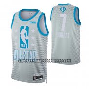 Canotte All Star 2022 Brooklyn Nets Kevin Durant NO 7 Grigio