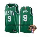 Canotte Boston Celtics Derrick White NO 9 Icon 2022 NBA Finals Verde