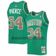 Canotte Boston Celtics Paul Pierce NO 34 Mitchell & Ness 2007-08 Verde